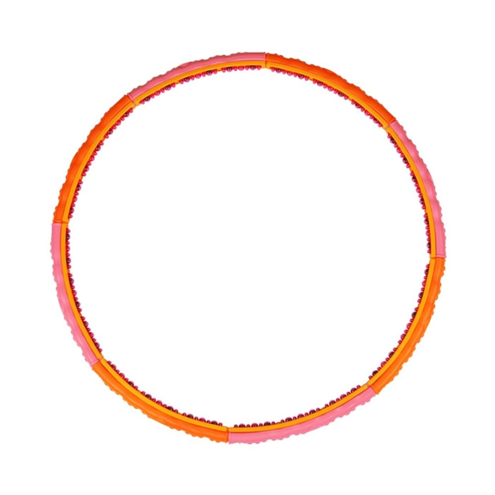 Star Sports S-Rose Magnetic Air Cushion Hula Hoop 1.6kg EA1006 Made in Korea 8-Section One-Touch Detachable Exercise Hoop for Diet and Massage